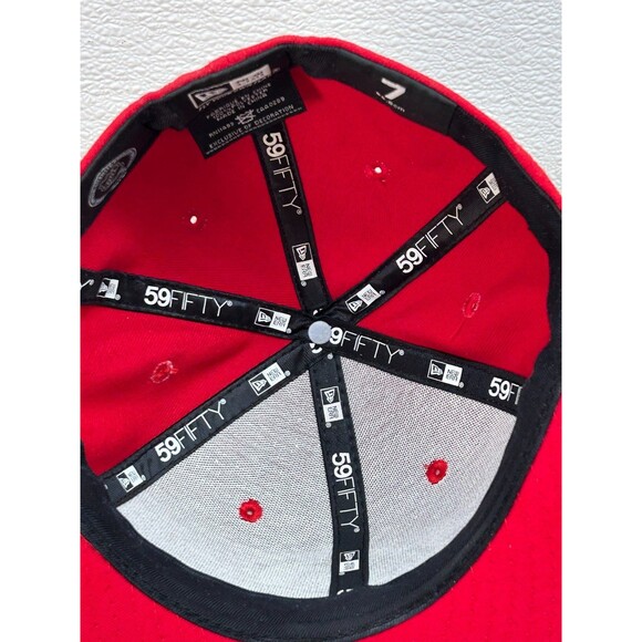 New Era NHL Colorado Avalanche Red Baseball Cap 59Fifty Size: 7 - Picture 10 of 11